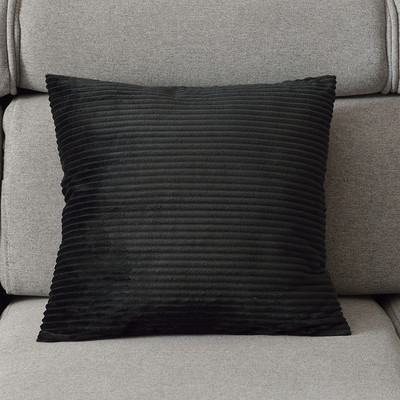 Μαλακό μονόχρωμο κάλυμμα μαξιλαριού με λωρίδα καλαμποκιού Λούτρινη μαξιλαροθήκη Πολύχρωμη μαξιλαροθήκη καναπέ με κοτλέ Διακοσμητικά μαξιλάρια σπιτιού