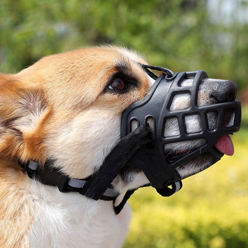 Регулируем намордник за кучета Мек силиконов дишащ здрав кош Малки средни големи X-големи Намордници за уста за кучета Леки и издръжливи