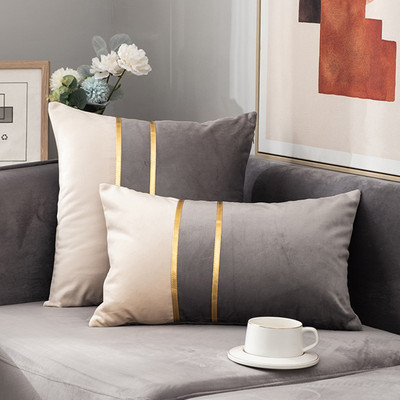 Nordic Luxury bársony párnahuzat 45x45cm otthoni dekoráció párnahuzat Patchwork kanapé párnahuzat design párnahuzat bársony