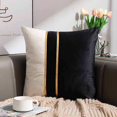 Nordic Luxury bársony párnahuzat 45x45cm otthoni dekoráció párnahuzat Patchwork kanapé párnahuzat design párnahuzat bársony