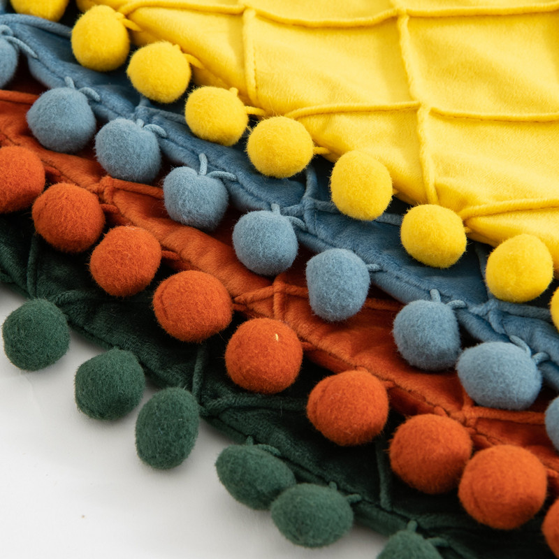 Mekana baršunasta jastučnica Karirana žarulja za kosu Navlaka za jastuk Uredski jastuk Jastuk Europski kauč Jastuk za struk