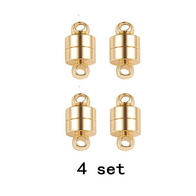6x12MM 14k valódi aranyozott mágneses karkötő kapocs gyöngyök kiváló minőségű barkács ékszerek készítéséhez kiegészítők