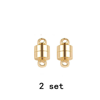 6x12MM 14k valódi aranyozott mágneses karkötő kapocs gyöngyök kiváló minőségű barkács ékszerek készítéséhez kiegészítők