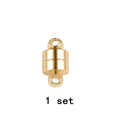 6x12MM 14k valódi aranyozott mágneses karkötő kapocs gyöngyök kiváló minőségű barkács ékszerek készítéséhez kiegészítők