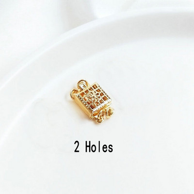 4 vnt. 9 mm skersmens 14K aukso spalvos žalvario karoliai Jungiamieji užsegimai Papuošalų gamybos reikmenys Pasidaryk pats.