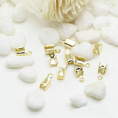 20 vnt., 14K aukso spalvos padengtas dangtelis, laido galo dangteliai, juostelės spaustuko antgalis, sulankstyti užspaudžiami karoliukų jungtys papuošalams gaminti