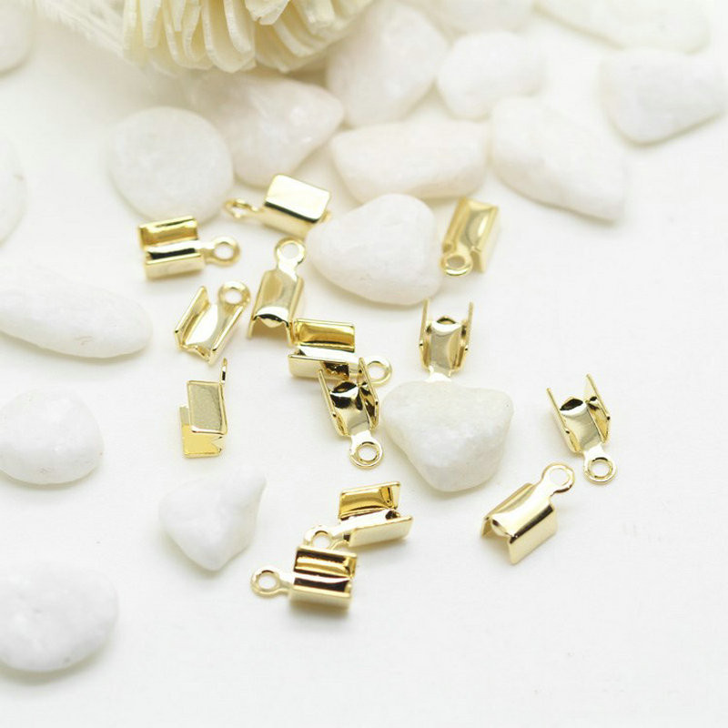 20 vnt., 14K aukso spalvos padengtas dangtelis, laido galo dangteliai, juostelės spaustuko antgalis, sulankstyti užspaudžiami karoliukų jungtys papuošalams gaminti