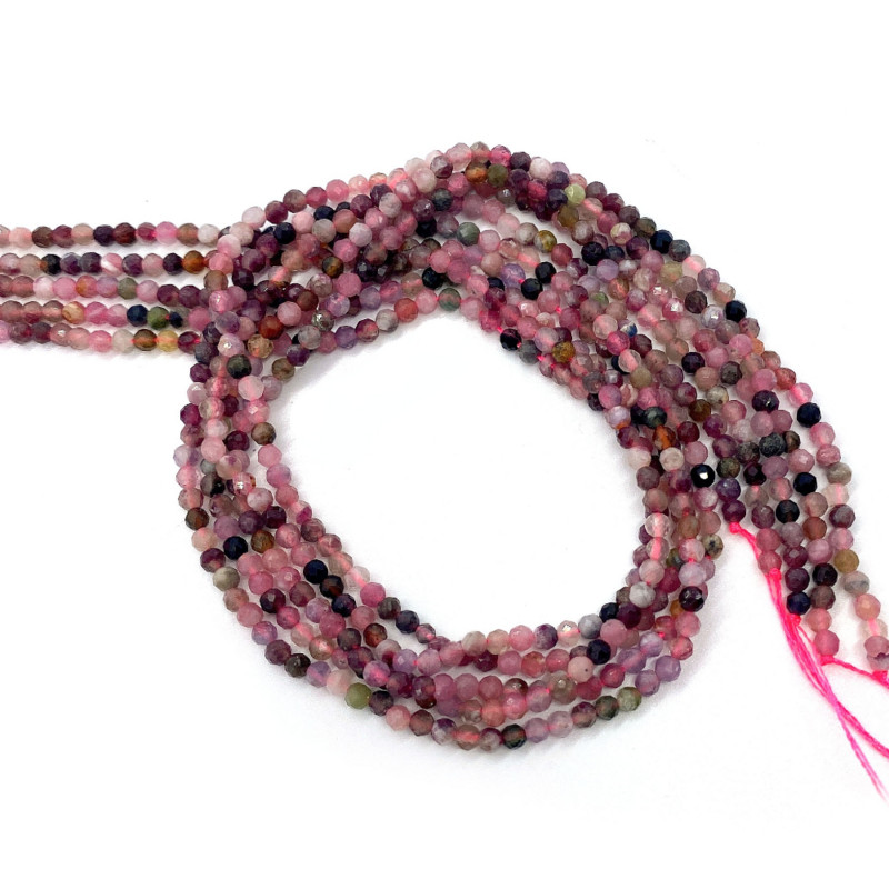 Natūralaus akmens turmalinai briaunotos aukštos kokybės karoliukai papuošalams gaminti pasidaryk pats karoliai apyrankės auskarai papuošalai priedai