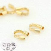 4,5x4mm 14K aukso spalva padengta viela Apsaugos vielos apsaugos kilpos U formos papuošalams gaminti "pasidaryk pats" priedai