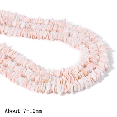 Natūralūs rožiniai perlamutriniai karoliukai širdies žvaigždės apvalūs dažyti kriauklių karoliukai, gėlavandeniai karoliukai, skirti papuošalams gaminti „pasidaryk pats“ 15 colių