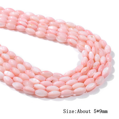 Natūralūs rožiniai perlamutriniai karoliukai širdies žvaigždės apvalūs dažyti kriauklių karoliukai, gėlavandeniai karoliukai, skirti papuošalams gaminti „pasidaryk pats“ 15 colių