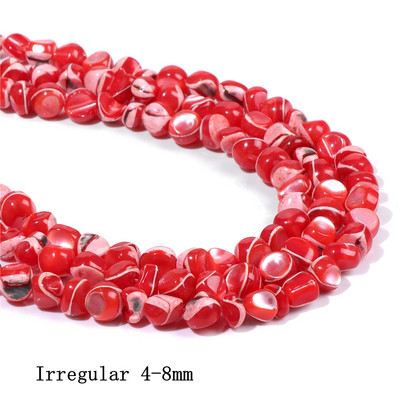 Natūralūs rožiniai perlamutriniai karoliukai širdies žvaigždės apvalūs dažyti kriauklių karoliukai, gėlavandeniai karoliukai, skirti papuošalams gaminti „pasidaryk pats“ 15 colių