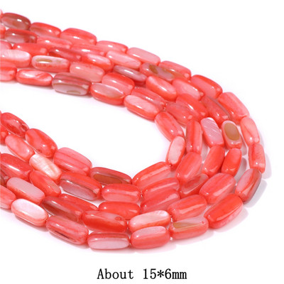 Natūralūs rožiniai perlamutriniai karoliukai širdies žvaigždės apvalūs dažyti kriauklių karoliukai, gėlavandeniai karoliukai, skirti papuošalams gaminti „pasidaryk pats“ 15 colių