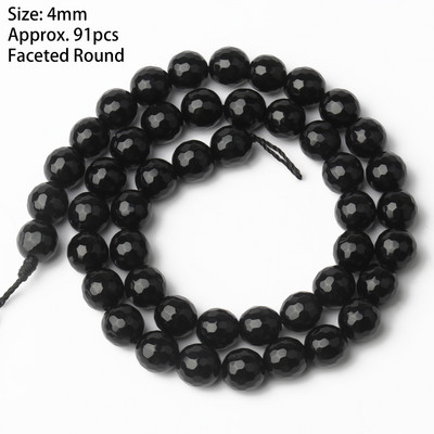 Natūralaus akmens juodo agato karoliukai, netaisyklingi vandens lašai, apvalūs, laisvi onikso karoliukai papuošalams gaminti „pasidaryk pats“ apyrankės karoliai 15 colių / sruogos