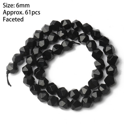 Natūralaus akmens juodo agato karoliukai, netaisyklingi vandens lašai, apvalūs, laisvi onikso karoliukai papuošalams gaminti „pasidaryk pats“ apyrankės karoliai 15 colių / sruogos