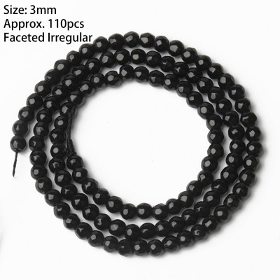 Natūralaus akmens juodo agato karoliukai, netaisyklingi vandens lašai, apvalūs, laisvi onikso karoliukai papuošalams gaminti „pasidaryk pats“ apyrankės karoliai 15 colių / sruogos