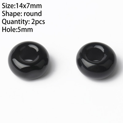 Natūralaus akmens juodo agato karoliukai, netaisyklingi vandens lašai, apvalūs, laisvi onikso karoliukai papuošalams gaminti „pasidaryk pats“ apyrankės karoliai 15 colių / sruogos