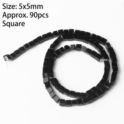 Natūralaus akmens juodo agato karoliukai, netaisyklingi vandens lašai, apvalūs, laisvi onikso karoliukai papuošalams gaminti „pasidaryk pats“ apyrankės karoliai 15 colių / sruogos