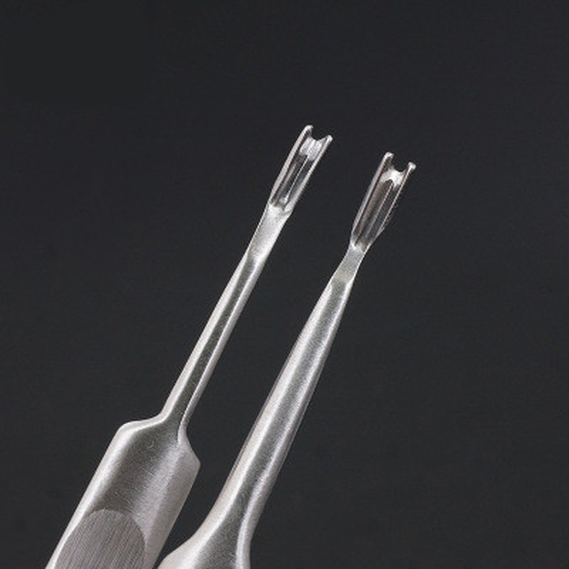 Leather Groover lyukasztó szerszám U+V formájú bőr varrás kihúzó szerszámkészlet Leathercraft lyukasztó élvágó szerszámkészlet