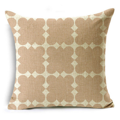 Tos pačios spalvos susiuvimo serijos pagalvės užvalkalas Creative geometrinis sofos įlankos langas prie lovos pagalvėlės užvalkalas 40 * 40 cm / 45 * 45 cm / 50 * 50 cm