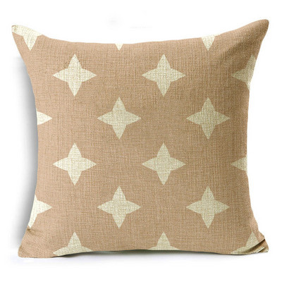 Tos pačios spalvos susiuvimo serijos pagalvės užvalkalas Creative geometrinis sofos įlankos langas prie lovos pagalvėlės užvalkalas 40 * 40 cm / 45 * 45 cm / 50 * 50 cm