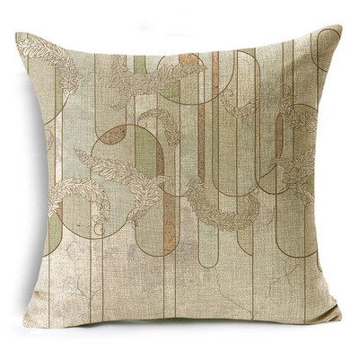 Tos pačios spalvos susiuvimo serijos pagalvės užvalkalas Creative geometrinis sofos įlankos langas prie lovos pagalvėlės užvalkalas 40 * 40 cm / 45 * 45 cm / 50 * 50 cm