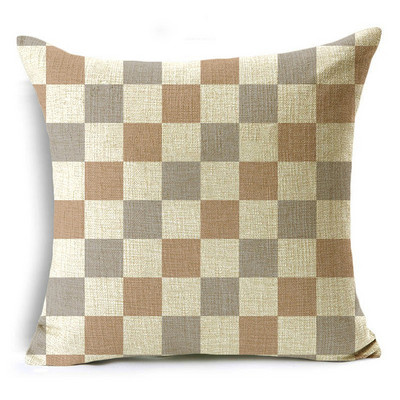 Tos pačios spalvos susiuvimo serijos pagalvės užvalkalas Creative geometrinis sofos įlankos langas prie lovos pagalvėlės užvalkalas 40 * 40 cm / 45 * 45 cm / 50 * 50 cm