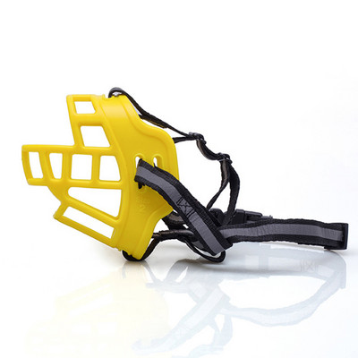 Minkštas guminis šuns burnos snukis Atspindintys kvėpuojantys krepšelio antsnukiai mažiems vidutiniams dideliems šunims naminiams gyvūnėliams mokymo reikmenys