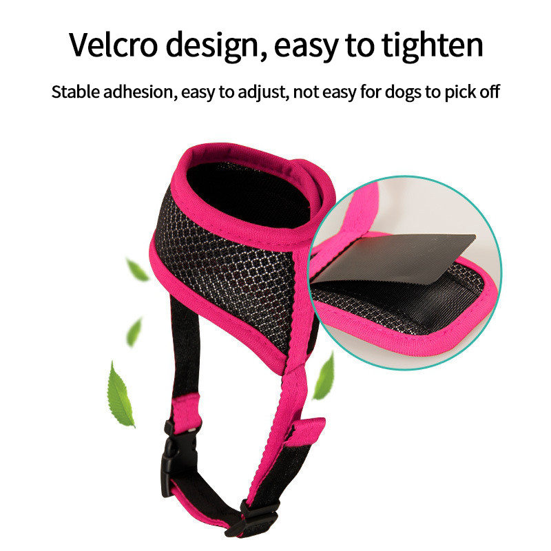 Nailono naminių šunų snukių tinklelis, pralaidus kvėpavimui mažiems dideliems šunims nuo lojimo, reguliuojama šunų burna Treniruotės produktai Naminių gyvūnėlių priedai