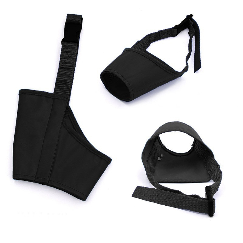 Naminių šunų snukis reguliuojamas kaukė Žievės įkandimas mažiems dideliems šunims nuo lojimo šunų burnos dresūros produktai Naminių gyvūnėlių priedai