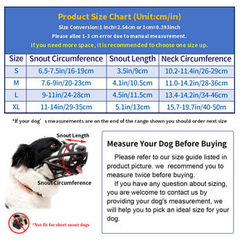 4 размера Кучешки намордници против ухапване Маска за уста на домашен любимец Малки, средни големи кучета, които спират да лаят Кошница с уста Чихуахуа Кученца Консумативи