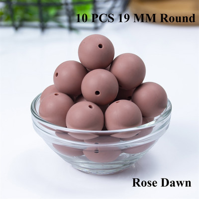 Maži dantukai 10 vnt 14-17 mm kupranugarių kūdikių karoliukai priedai Silikono šešiakampiai karoliukai kūdikių papuošalai slaugos geometriniai karoliukai