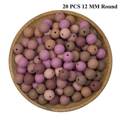 Maži dantukai 10 vnt 14-17 mm kupranugarių kūdikių karoliukai priedai Silikono šešiakampiai karoliukai kūdikių papuošalai slaugos geometriniai karoliukai