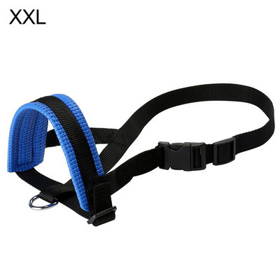 Hot Pet Nylon Reguliuojama kaukė žievės įkandimas, minkštas burnos snukio priežiūra, nesustojantis kramtymas mažam dideliam šuniui, juodas lojantis kramtymas