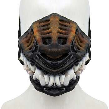 Fashion Dog Mouth Mask Ρύγχη από καουτσούκ με επένδυση από λάτεξ για μεγάλους σκύλους Μάσκα σκύλου για κουτάβι Halloween Cosplay Photo Props