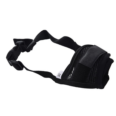 1 vnt. Reguliuojama kaukė nuo žievės įkandimo tinklinio burnos snukio priežiūros, stabdanti kramtymą