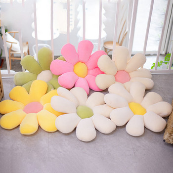 Daisy Pillow Cute Ins Μαξιλάρια λουλουδιών καναπέδων Καρέκλα γραφείου Μαξιλάρι κρεβατοκάμαρας Μαλακό ελαστικό μαξιλάρι δαπέδου Διακόσμηση σαλονιού Almohada쿠션