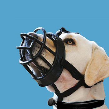 Удобни меки силиконови големи кучешки намордници за средно големи кучета Регулируема здрава кошница Маска за устата на домашен любимец Лабрадор Питбул Аксесоари