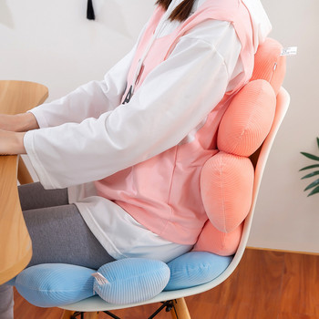 Μαξιλάρι για ριχτάρι σε σχήμα λουλουδιού Γραφείο Καθιστικό Tatami Car Cushion Butt Relaxing Mat Chair Seat βελούδινο μαξιλάρι 2022 Νέα διακόσμηση καναπέ