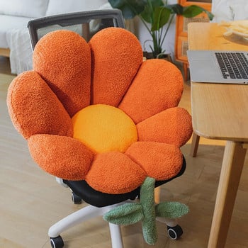 Ins Flower Backrest Καναπές Μαξιλάρι μέσης Μαλακό μαξιλάρι καρέκλας γραφείου Μαξιλάρι πλάτης οσφυϊκό μαξιλάρι Δώρο γενεθλίων Διακόσμηση σπιτιού 방석 등쿠션