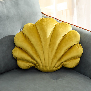 Cute Seashell Cushion Memory Foam No Collapse Μαλακό γεμιστό βελούδινο ντεκόρ καναπέ Ριχτάρι Μαξιλάρι οικιακού γραφείου Tatami κάθισμα πλάτη
