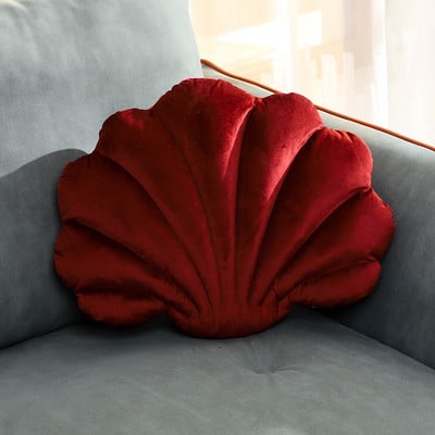 Aranyos tengeri kagyló párna memóriahab, nem összeomlik, puha tömött plüss kanapé dekoráció díszpárna otthoni irodai tatami szék ülés háttámla