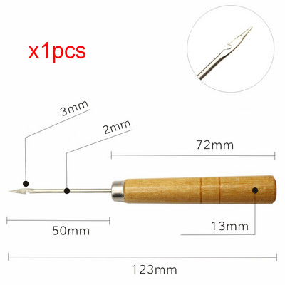 Awl Needles apavu labošanas āķu komplekts kurpniekam Grāmatu iesiešanas instrumenti Kurpnieku amatniecības instrumenti Rokdarbi Ādas zīļu šūšanas piederumi