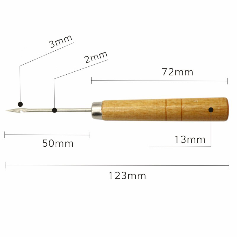 Awl Needles apavu labošanas āķu komplekts kurpniekam Grāmatu iesiešanas instrumenti Kurpnieku amatniecības instrumenti Rokdarbi Ādas zīļu šūšanas piederumi