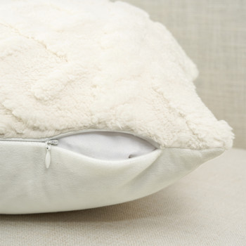 Κάλυμμα μαξιλαριού Nordic Throw για διακόσμηση σπιτιού Λευκό μαλακό μασίφ κάλυμμα μαξιλαριού για καναπέ 45x45 Pillows Αφράτη μαξιλαροθήκη