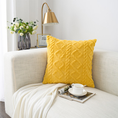 Nordic Throw párnahuzat otthoni dekorációhoz fehér puha tömör párnahuzat kanapéhoz 45x45 párnák bolyhos párnahuzat