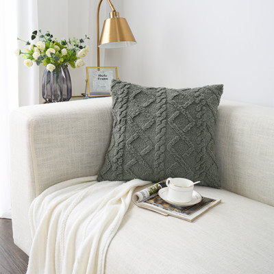 Nordic Throw párnahuzat otthoni dekorációhoz fehér puha tömör párnahuzat kanapéhoz 45x45 párnák bolyhos párnahuzat