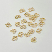 10PCS 7*8MM 8*10MM 14K златно покритие от месинг MW форма Колиета Закопчалки за гривни Висококачествени Направи си сам бижута Аксесоари