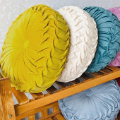 Inyahome díszpárna kanapéhoz Dekoratív 3D sütőtök jármű kerekek bársony párna kanapéhoz székhez padló Coussin Canapé