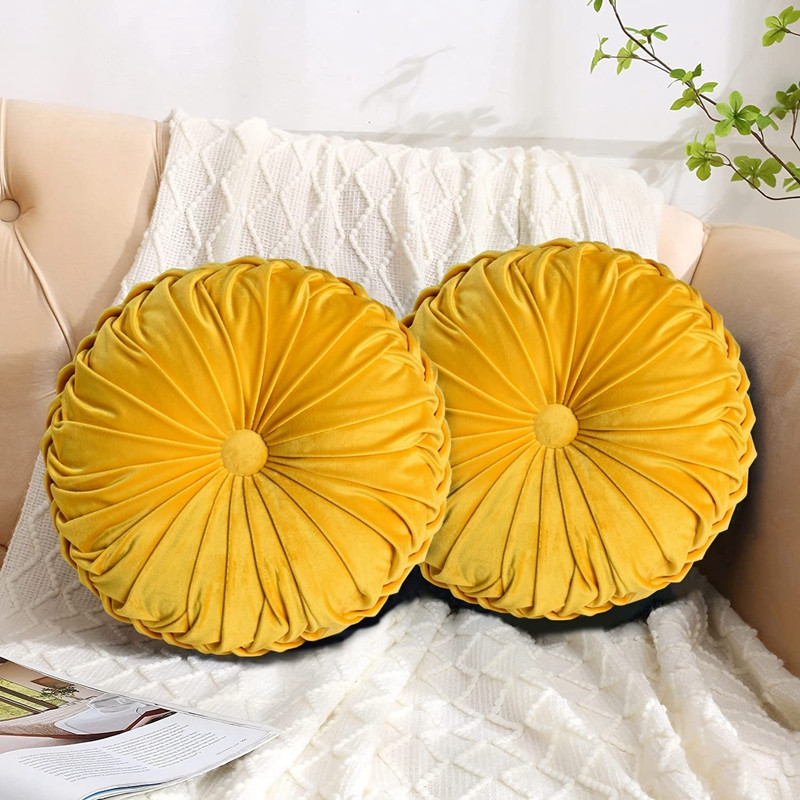 Inyahome díszpárna kanapéhoz Dekoratív 3D sütőtök jármű kerekek bársony párna kanapéhoz székhez padló Coussin Canapé